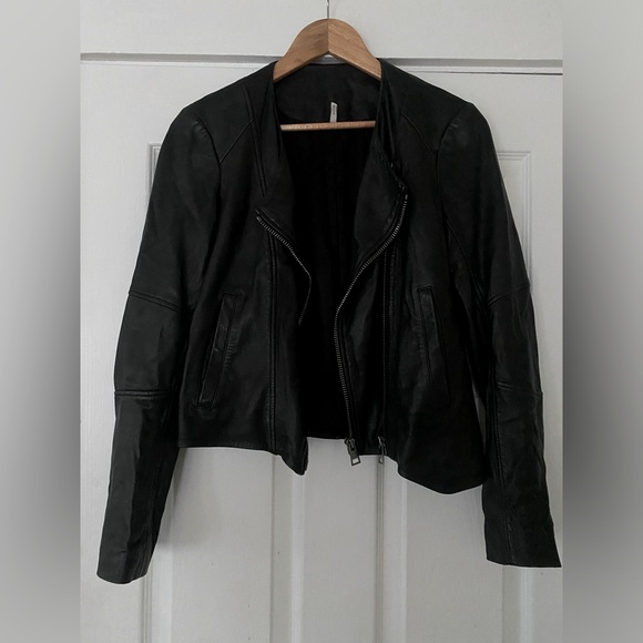 Helmut Lang Jackets & Blazers - Helmut Lang Asymmetric Leather Jacket